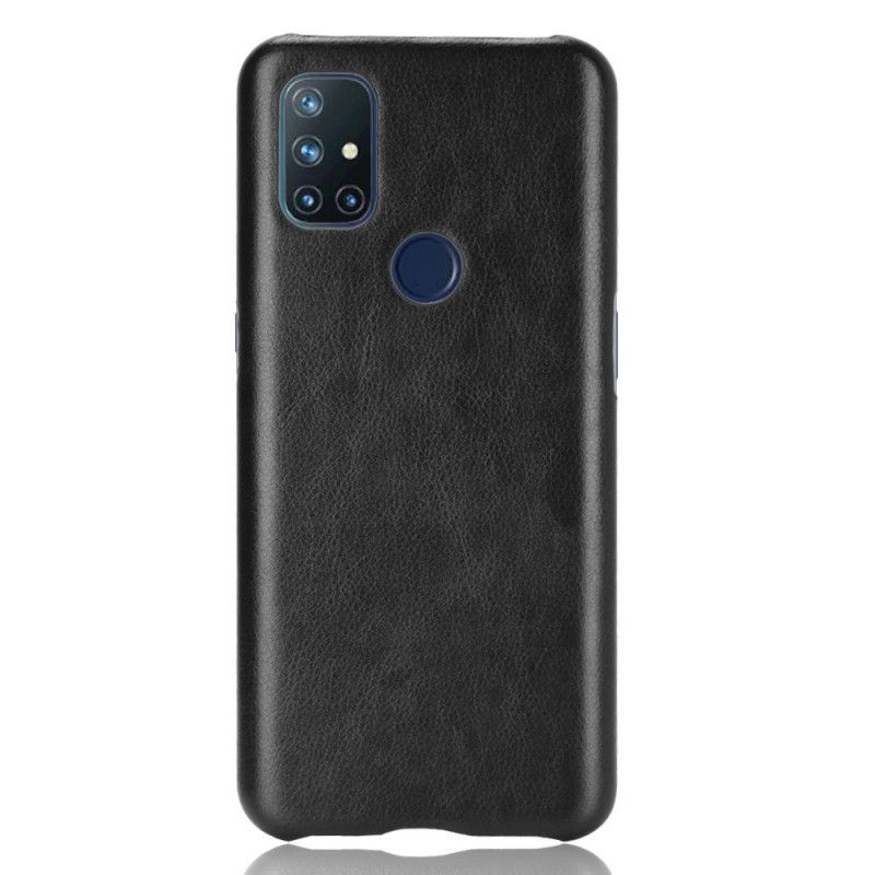 Cover OnePlus Nord N10 Performance Litchi-lædereffekt