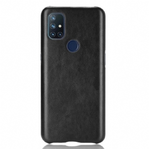 Cover OnePlus Nord N10 Performance Litchi-lædereffekt