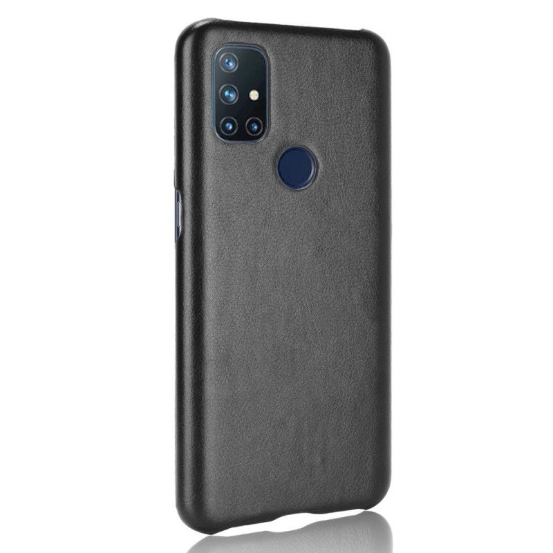 Cover OnePlus Nord N10 Performance Litchi-lædereffekt