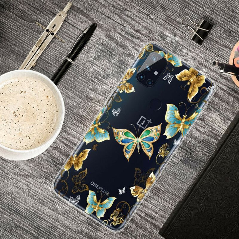 Cover OnePlus Nord N10 Sommerfugle Design