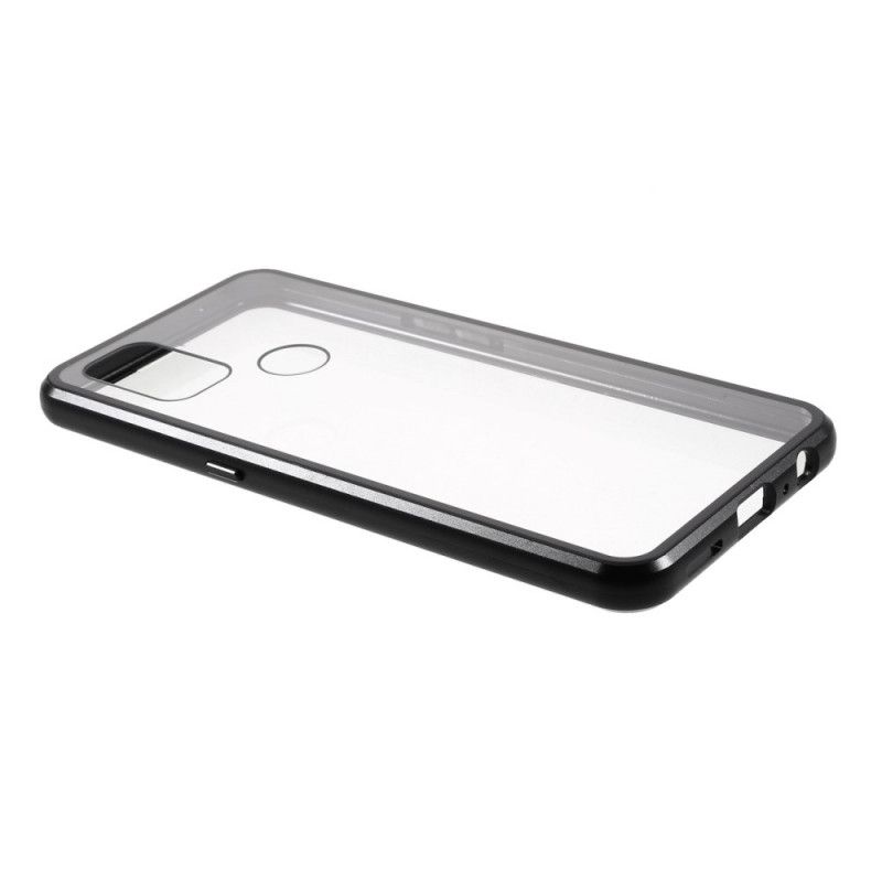 Cover OnePlus Nord N10 To Sider Magnetisk Hærdet Glas Og Metal