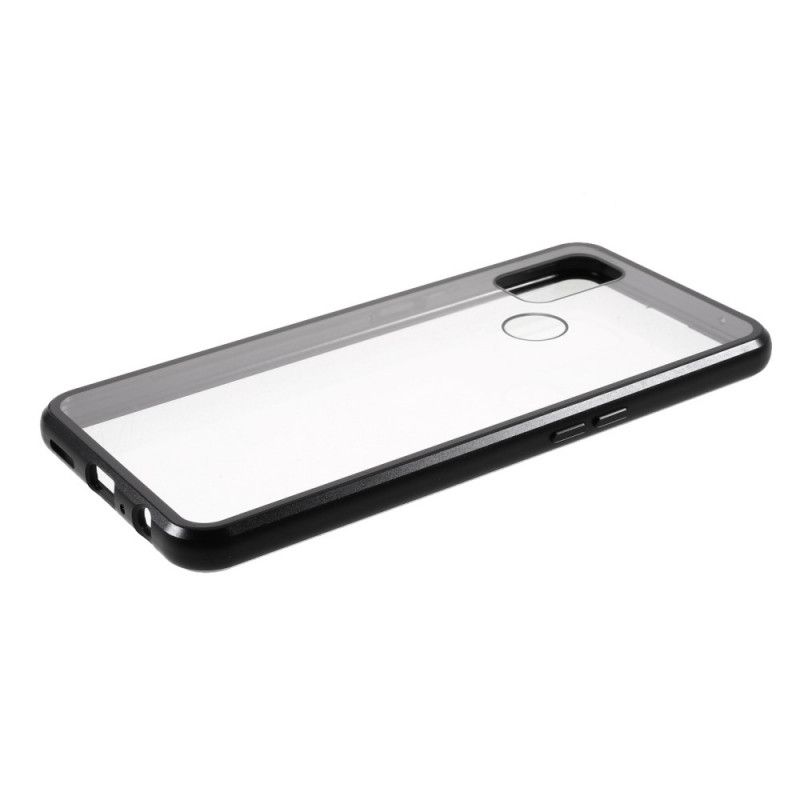 Cover OnePlus Nord N10 To Sider Magnetisk Hærdet Glas Og Metal