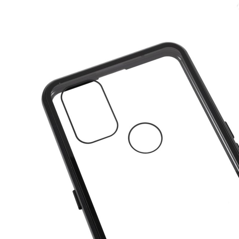 Cover OnePlus Nord N10 To Sider Magnetisk Hærdet Glas Og Metal