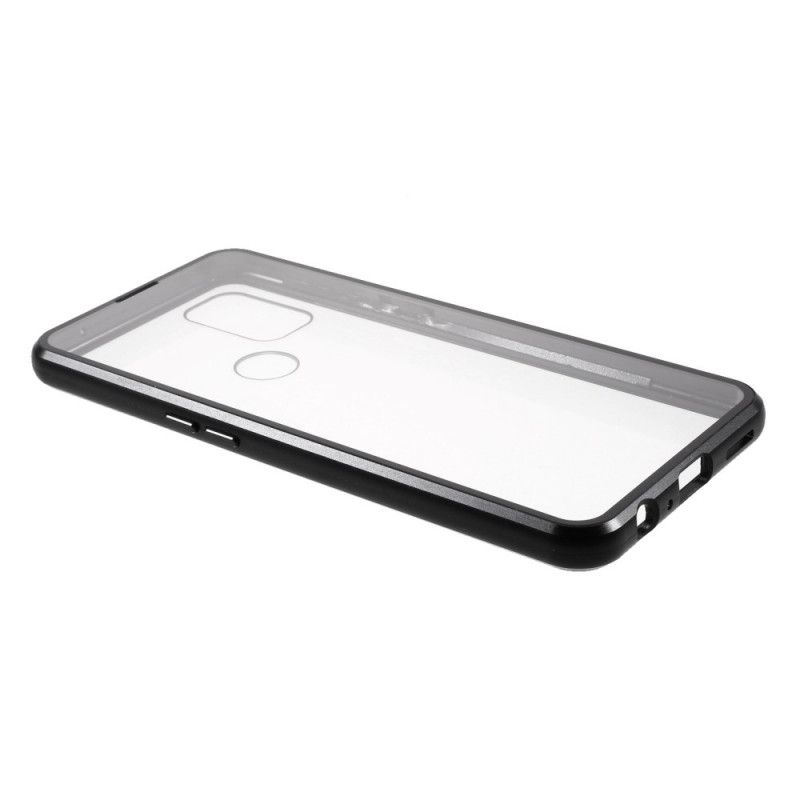 Cover OnePlus Nord N10 To Sider Magnetisk Hærdet Glas Og Metal