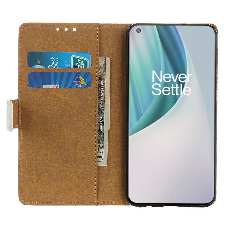 Flip Cover OnePlus Nord N10 Hærd Tiger