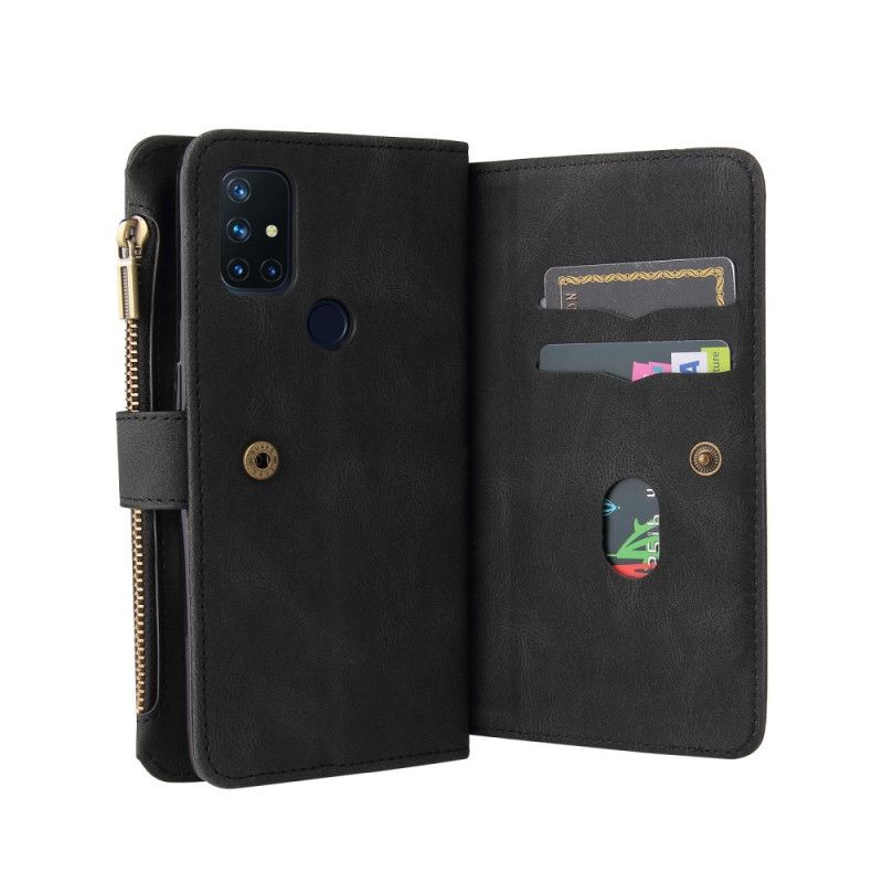 Flip Cover OnePlus Nord N10 Multifunktion 10 Kortholder