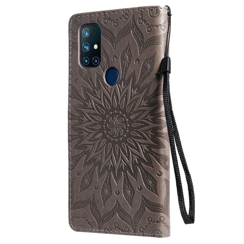 Flip Cover OnePlus Nord N10 Solblomst