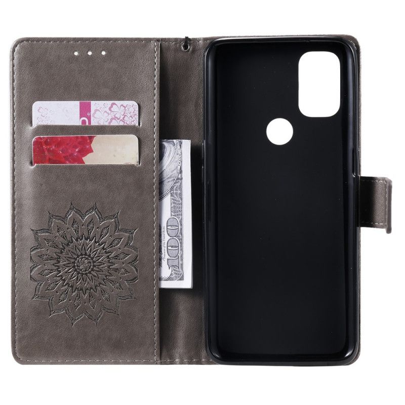 Flip Cover OnePlus Nord N10 Solblomst