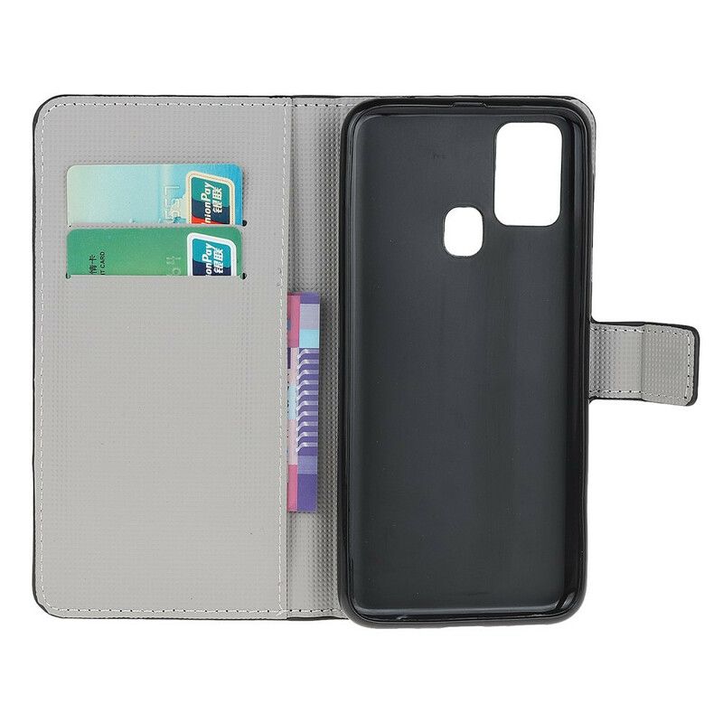 Flip Cover OnePlus Nord N10 Tropiske Blomster