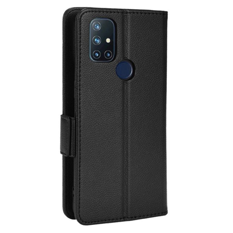 Læder Cover OnePlus Nord N10 Flip Cover Dobbelt Nye Farver Flap