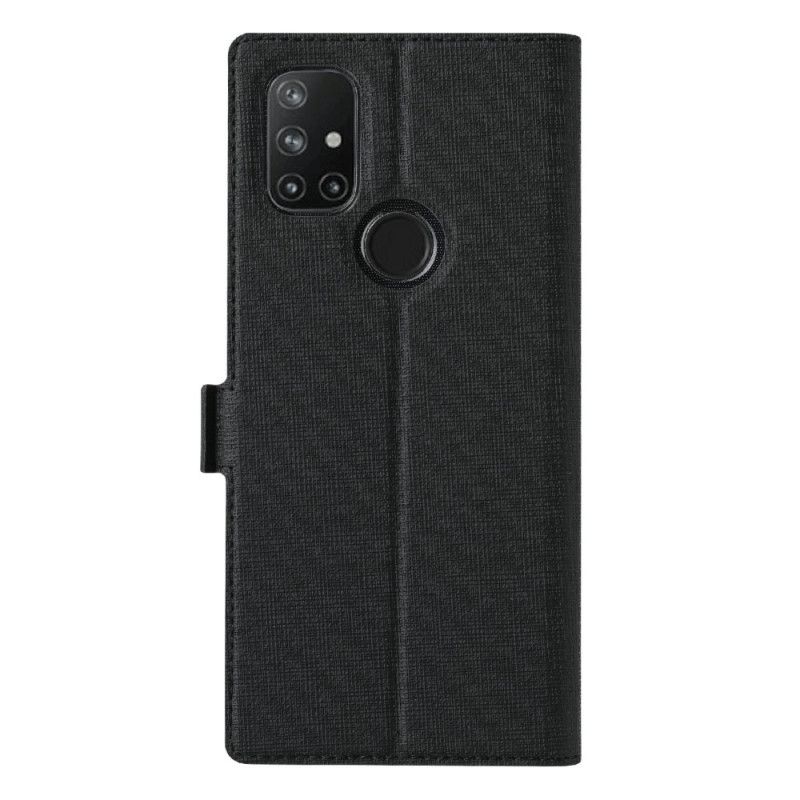 Læder Cover OnePlus Nord N10 Vili Dmx Tekstureret