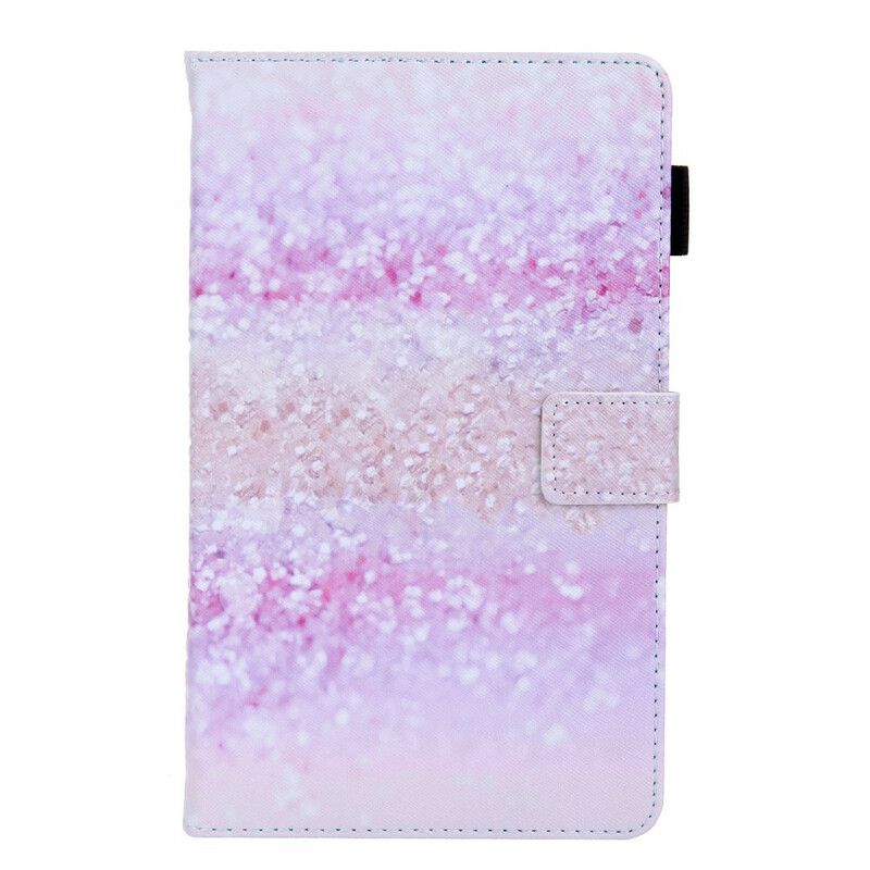 Flip Cover Samsung Galaxy Tab A 8" (2019) Blanke Pailletter