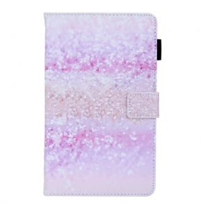 Flip Cover Samsung Galaxy Tab A 8" (2019) Blanke Pailletter