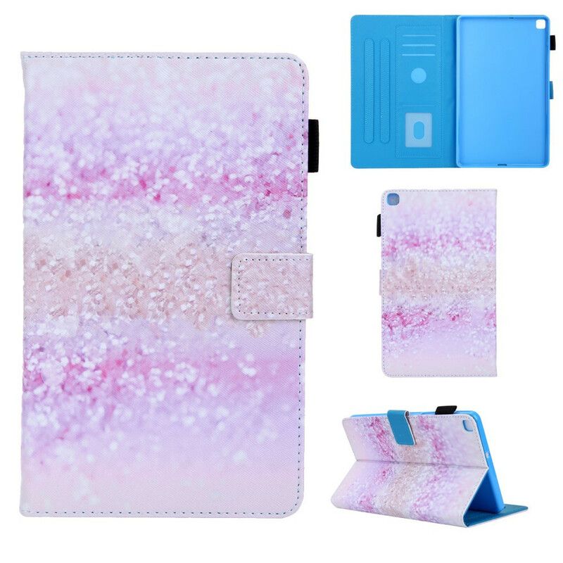 Flip Cover Samsung Galaxy Tab A 8" (2019) Blanke Pailletter