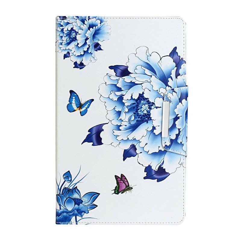 Flip Cover Samsung Galaxy Tab A 8" (2019) Blomsterdekor