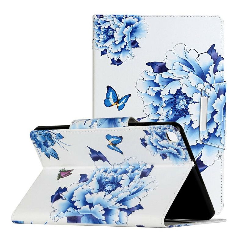 Flip Cover Samsung Galaxy Tab A 8" (2019) Blomsterdekor