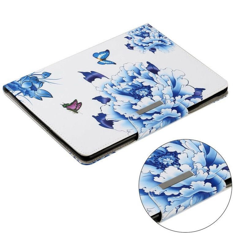 Flip Cover Samsung Galaxy Tab A 8" (2019) Blomsterdekor