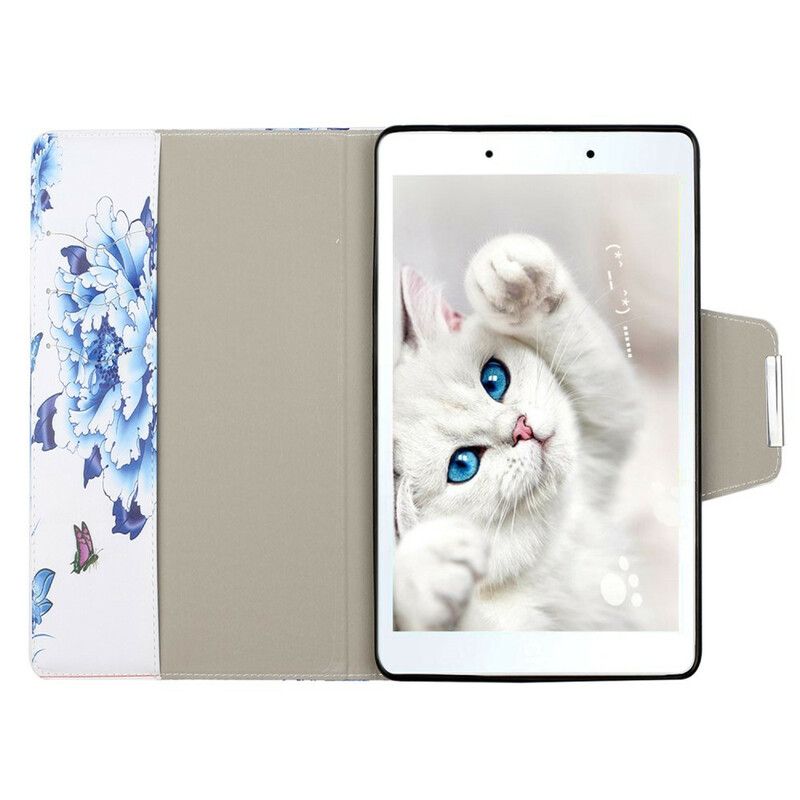 Flip Cover Samsung Galaxy Tab A 8" (2019) Blomsterdekor