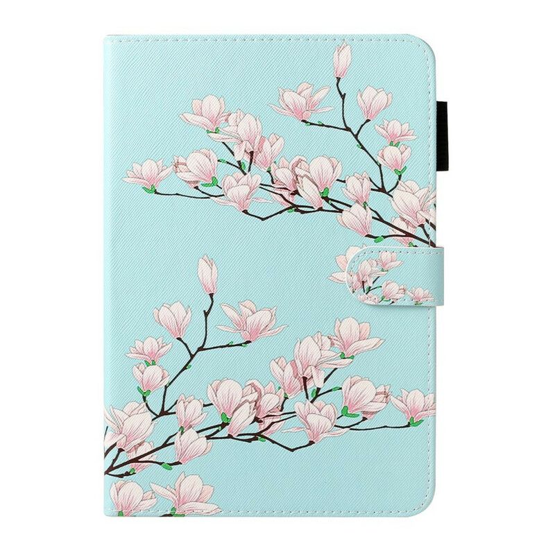 Flip Cover Samsung Galaxy Tab A 8" (2019) Blomstrende Gren