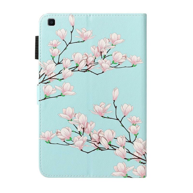 Flip Cover Samsung Galaxy Tab A 8" (2019) Blomstrende Gren