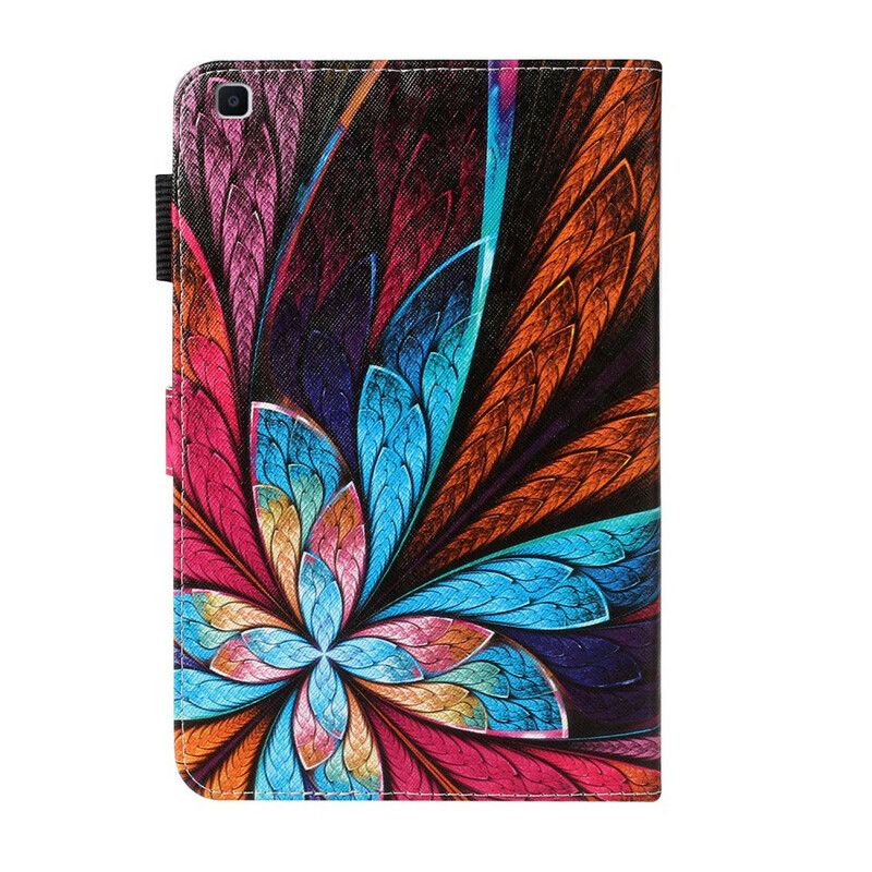 Flip Cover Samsung Galaxy Tab A 8" (2019) Farverige Kronblade