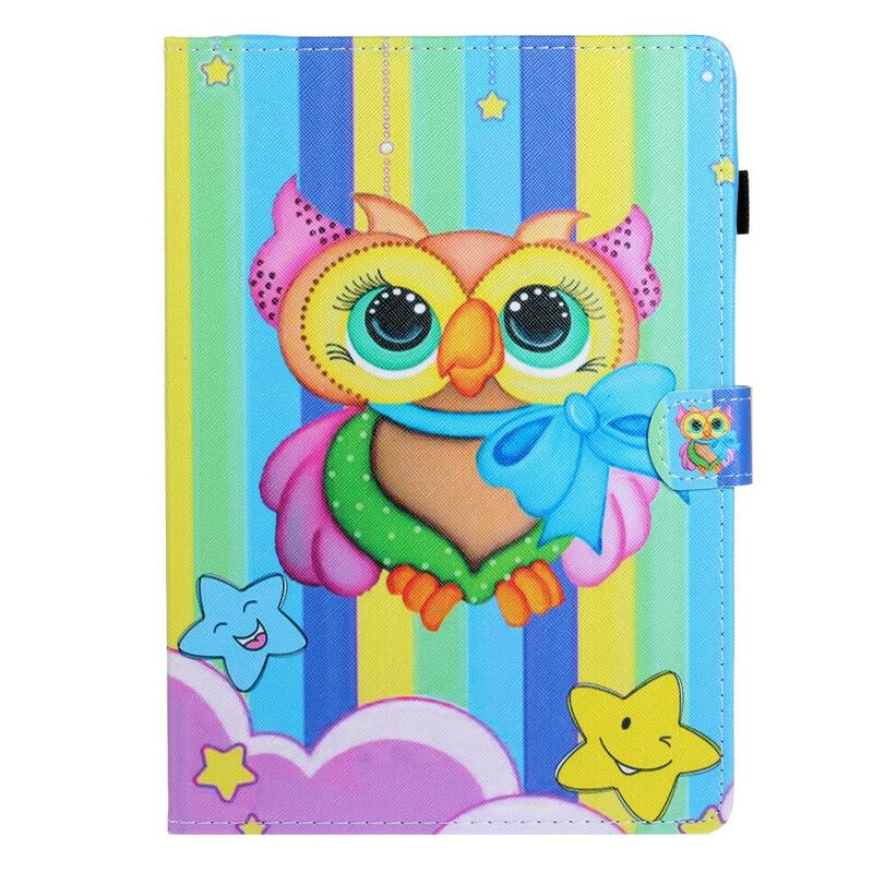 Flip Cover Samsung Galaxy Tab A 8" (2019) Flerfarvet Ugle