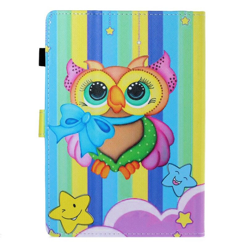 Flip Cover Samsung Galaxy Tab A 8" (2019) Flerfarvet Ugle