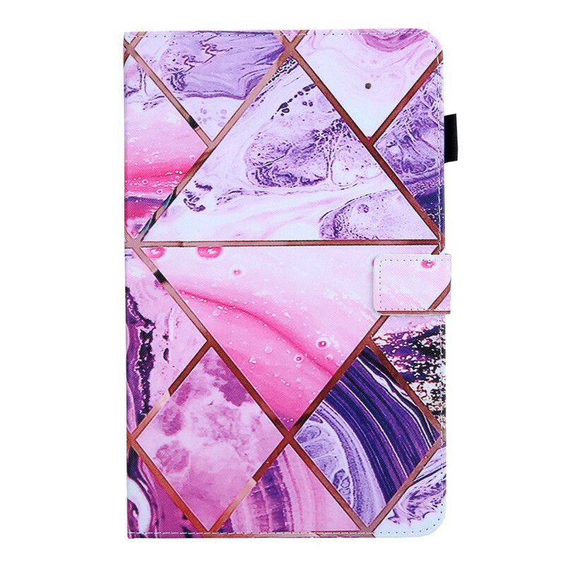 Flip Cover Samsung Galaxy Tab A 8" (2019) Geometrisk Mønster