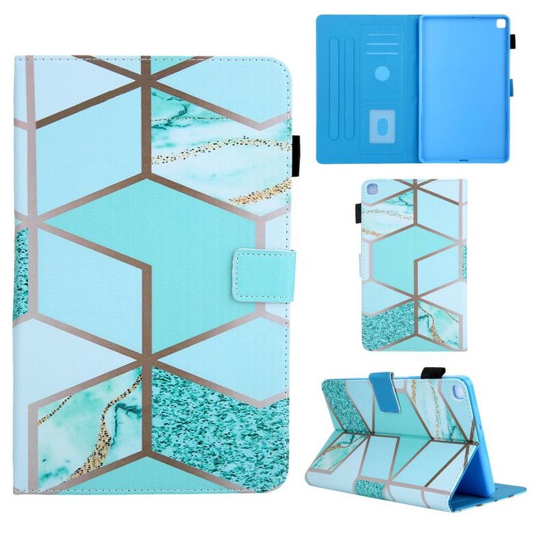 Flip Cover Samsung Galaxy Tab A 8" (2019) Geometrisk Mønster