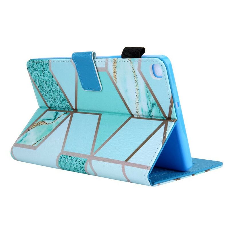 Flip Cover Samsung Galaxy Tab A 8" (2019) Geometrisk Mønster