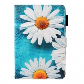 Flip Cover Samsung Galaxy Tab A 8" (2019) Hvid Blomst