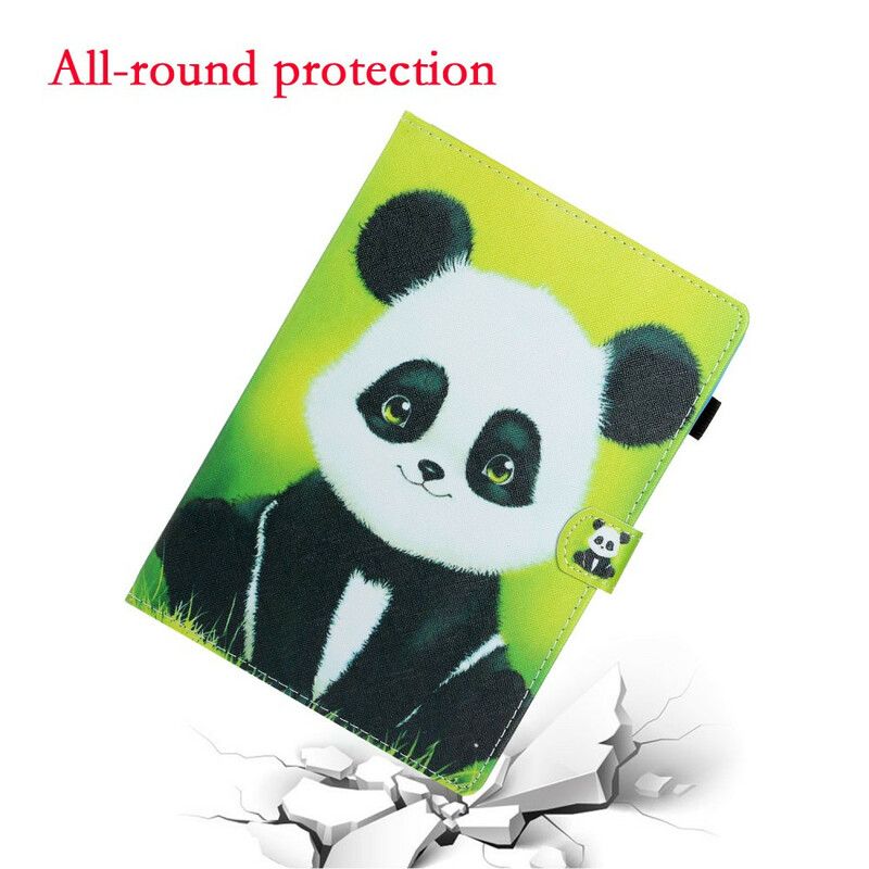 Flip Cover Samsung Galaxy Tab A 8" (2019) Lykkelig Panda