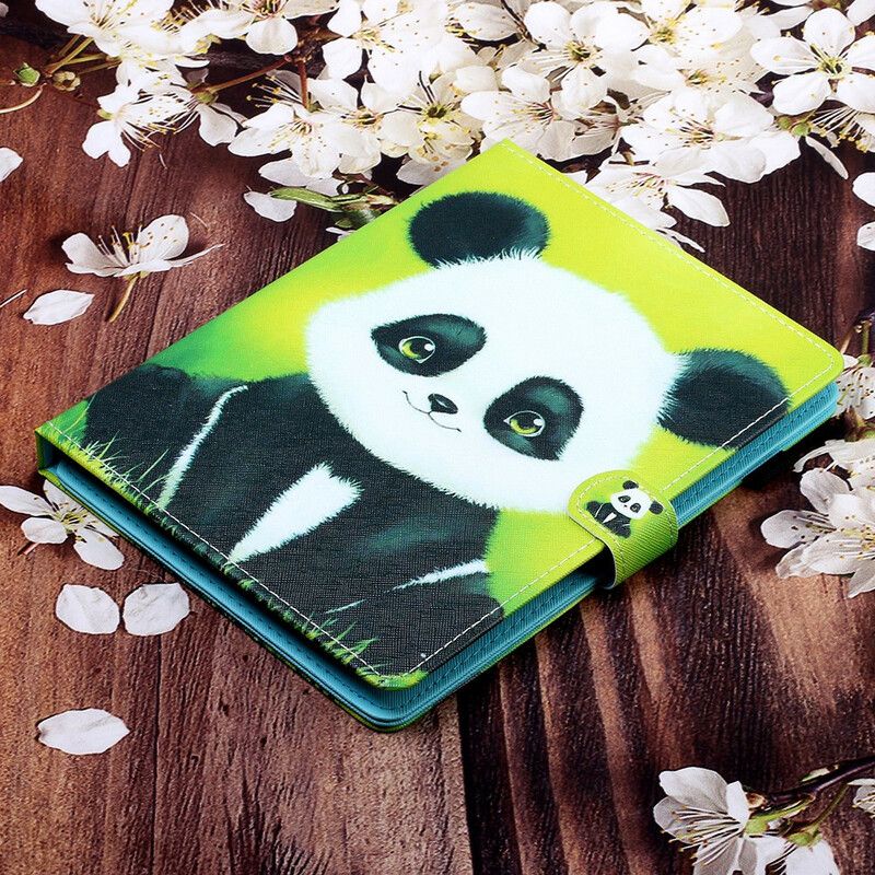 Flip Cover Samsung Galaxy Tab A 8" (2019) Lykkelig Panda