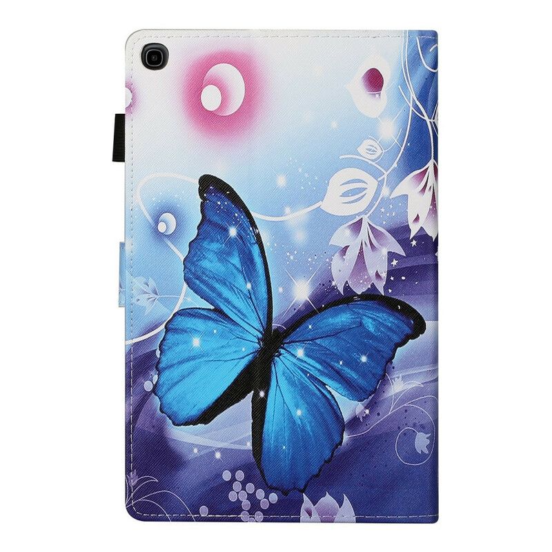 Flip Cover Samsung Galaxy Tab A 8" (2019) Månesommerfugl