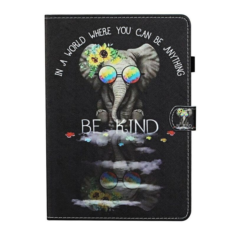 Flip Cover Samsung Galaxy Tab A 8" (2019) Pacifistisk Elefant