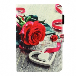 Flip Cover Samsung Galaxy Tab A 8" (2019) Rød Rose