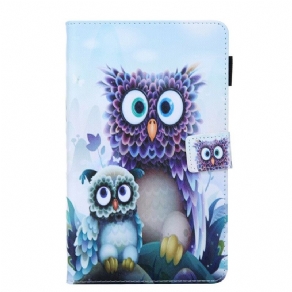 Flip Cover Samsung Galaxy Tab A 8" (2019) Skræmt Ugle