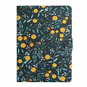 Læder Cover Samsung Galaxy Tab A 8" (2019) Blomstersæt