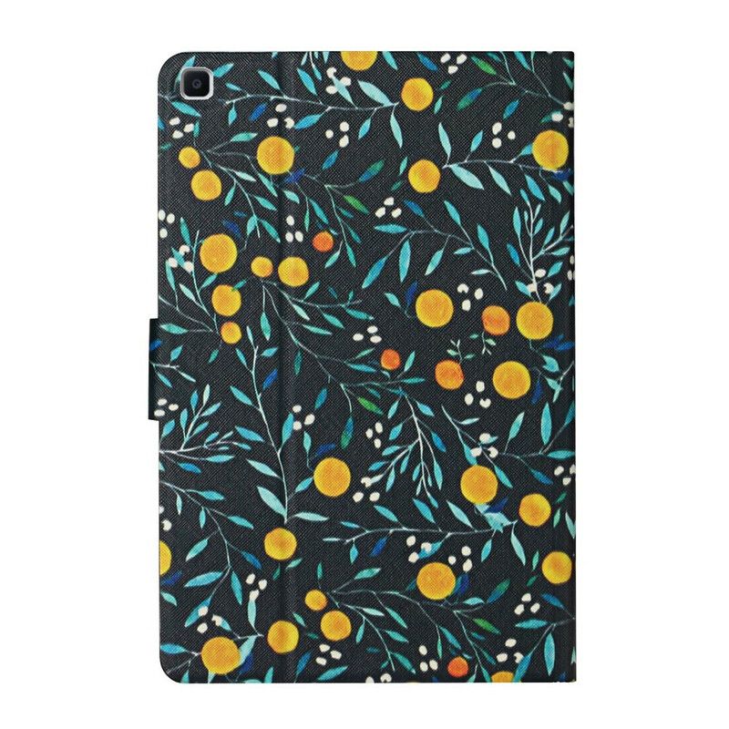 Læder Cover Samsung Galaxy Tab A 8" (2019) Blomstersæt