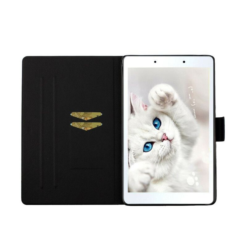 Læder Cover Samsung Galaxy Tab A 8" (2019) Blomstersæt