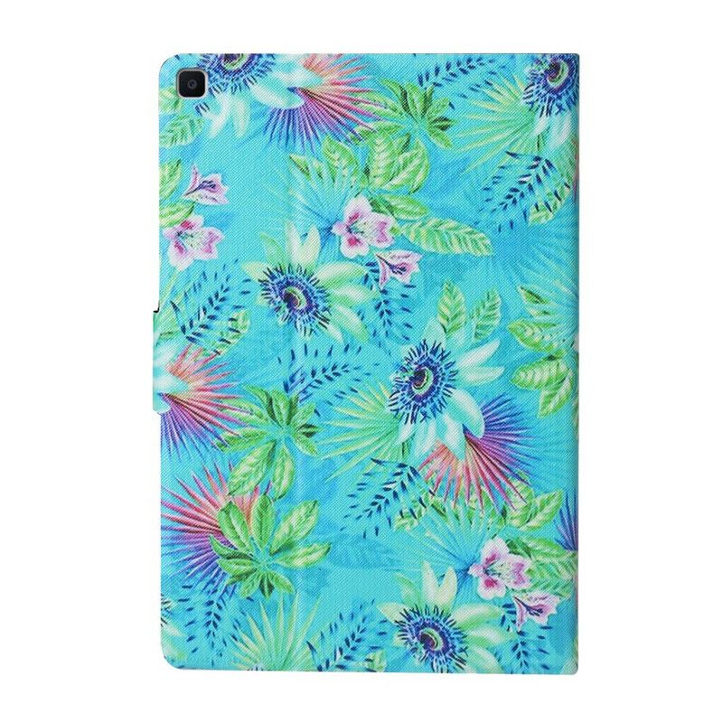 Læder Cover Samsung Galaxy Tab A 8" (2019) Blomsterunivers