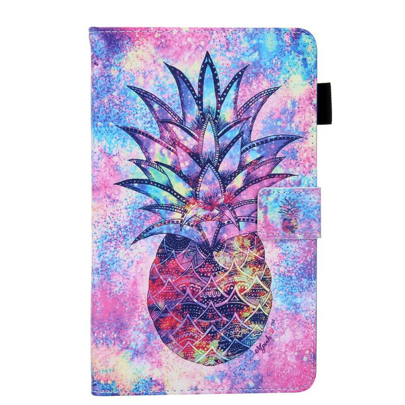 Læder Cover Samsung Galaxy Tab A 8" (2019) Flerfarvet Ananas