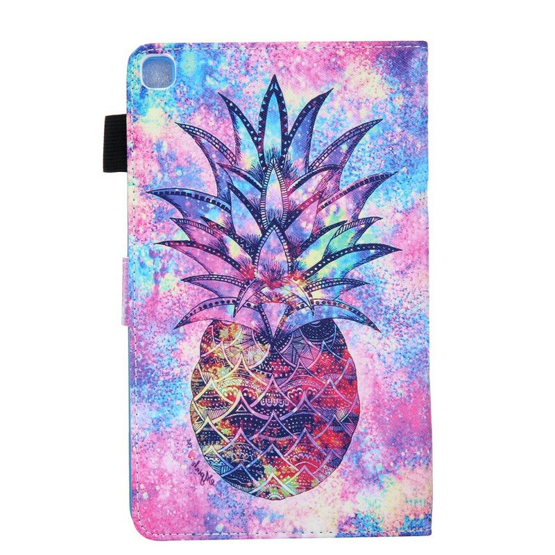 Læder Cover Samsung Galaxy Tab A 8" (2019) Flerfarvet Ananas