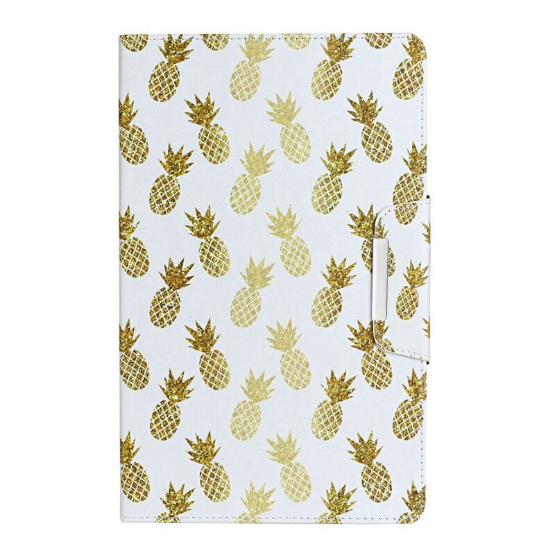 Læder Cover Samsung Galaxy Tab A 8" (2019) Gylden Ananas