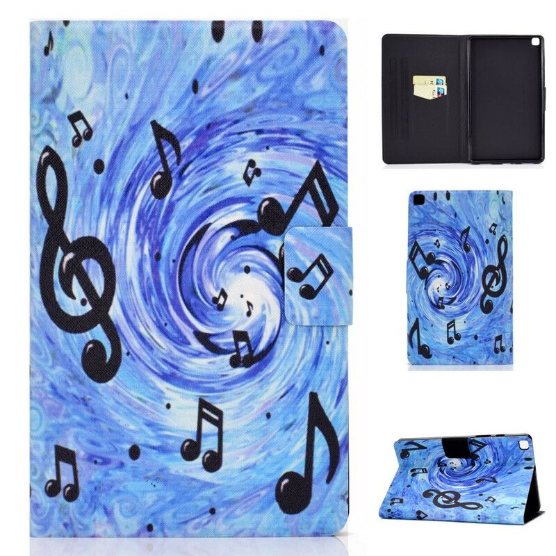 Læder Cover Samsung Galaxy Tab A 8" (2019) Spiral Af Sedler