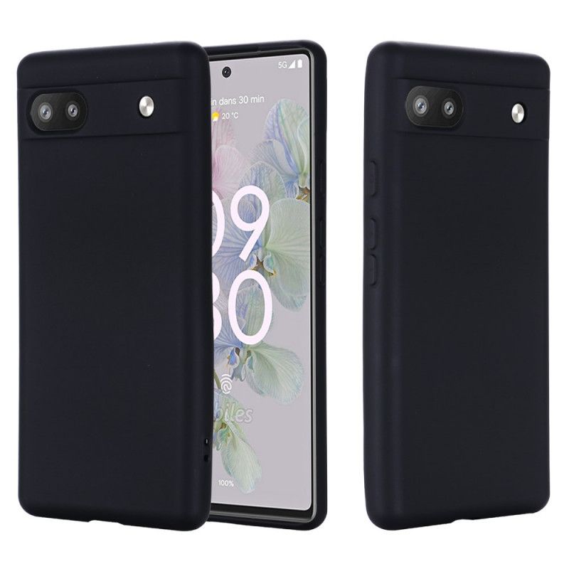 Cover Google Pixel 6A Med Snor Flydende Silikonestrop