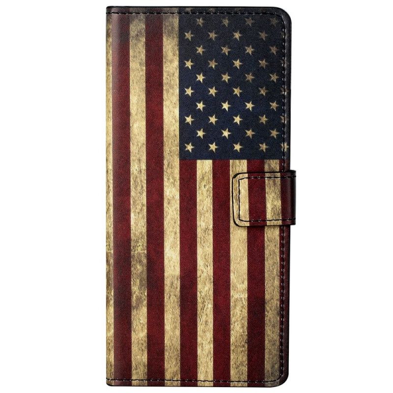 Flip Cover Google Pixel 6A Amerikansk Flag