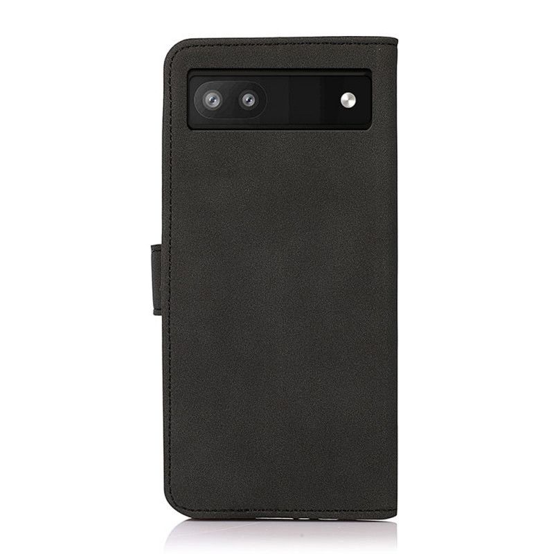 Flip Cover Google Pixel 6A Khazneh Modelædereffekt