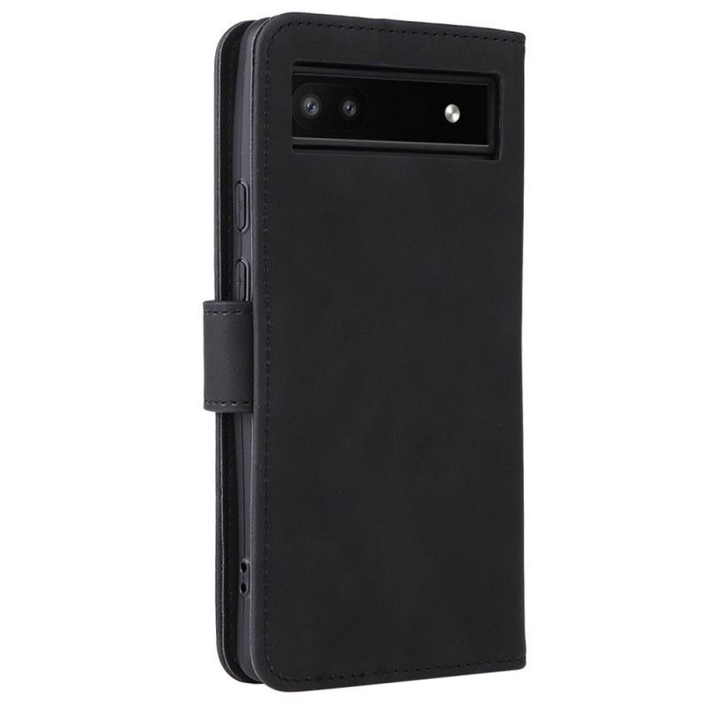 Flip Cover Google Pixel 6A Med Snor Skin-touch-strop