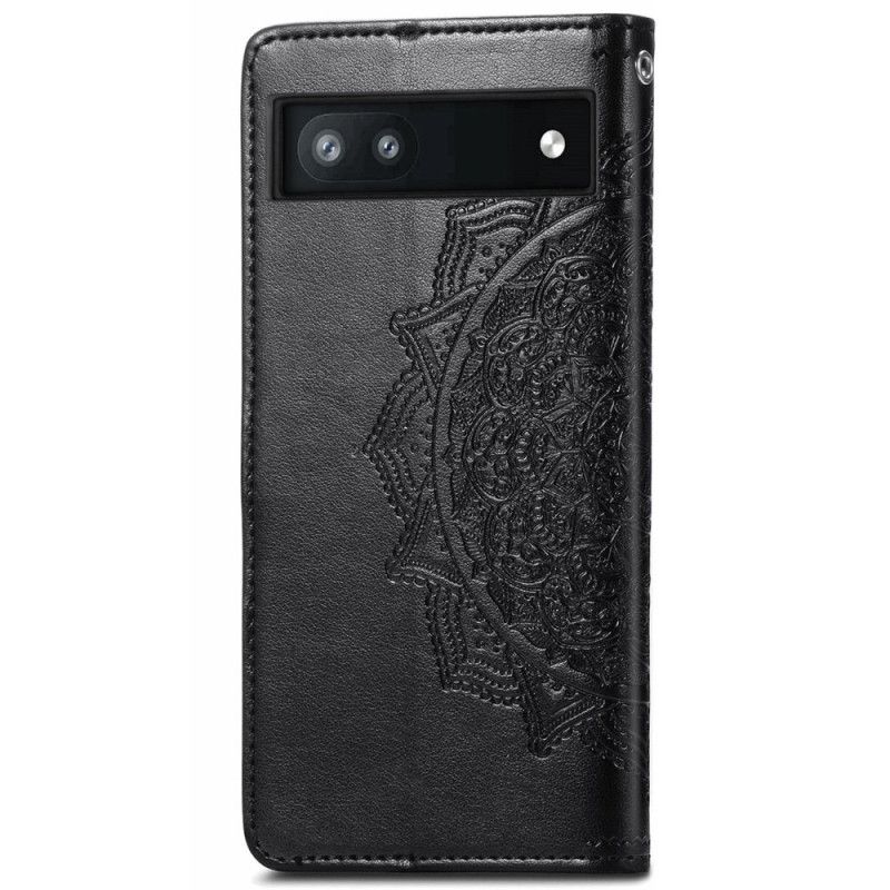 Flip Cover Google Pixel 6A Med Snor Solrem Mandala